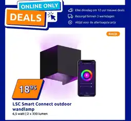 Action LSC Smart Connect outdoor wandlamp aanbieding