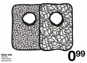 Zeeman Baby slab aanbieding