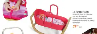Freetime 3-in-1 Wiegje Pinplay aanbieding