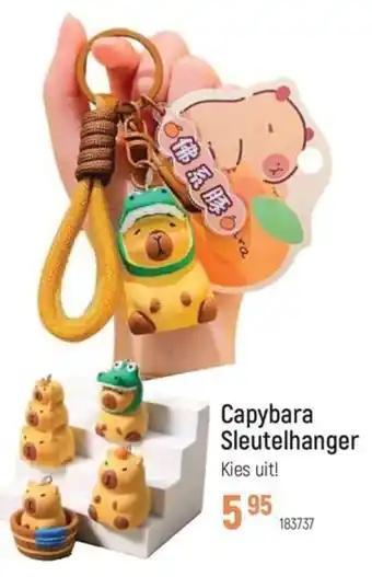 Freetime Capybara Sleutelhanger aanbieding
