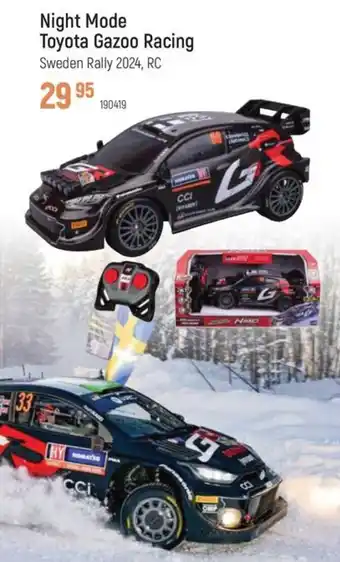 Freetime Night Mode Toyota Gazoo Racing aanbieding