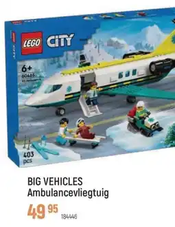 Freetime Big Vehicles Ambulancevliegtuig aanbieding