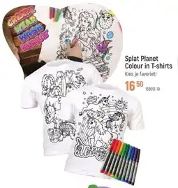 Freetime Splat Planet Colour in T-shirts aanbieding