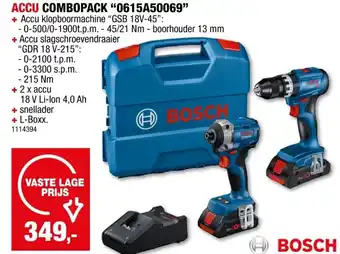 ACCU COMBOPACK 0615A50069