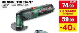 Hubo Bosch PMF 220 CE multitool 220W aanbieding