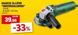 Hubo Bosch UniversalGrind 750-125 haakse slijper 750W 125mm aanbieding
