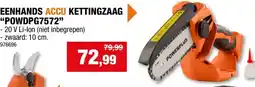 Hubo Powerplus Dual Power POWDPG7572 accu kettingzaag eenhands 20V 100mm zonder accu aanbieding