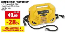 Hubo Powerplus POWX1707 compressor 120W aanbieding