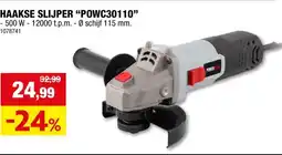 Hubo Powerplus EG POWC30110 haakse slijper 500W 115mm aanbieding