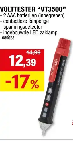 Hubo Futech Easy VT3500 volttester aanbieding