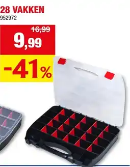 Hubo Domino black 45 organizer 45x34x6,8 cm 28 compartimenten aanbieding