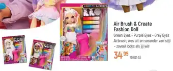 Freetime Air Brush & Create Fashion Doll aanbieding