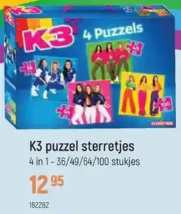 Freetime K3 puzzel sterretjes aanbieding