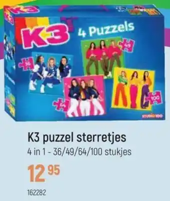 Freetime K3 puzzel sterretjes aanbieding