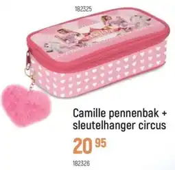 Freetime Camille pennenbak + sleutelhanger circus aanbieding