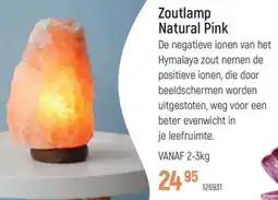 Freetime Zoutlamp Natural Pink aanbieding