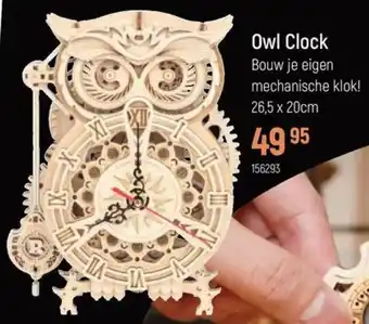 Freetime Owl Clock aanbieding