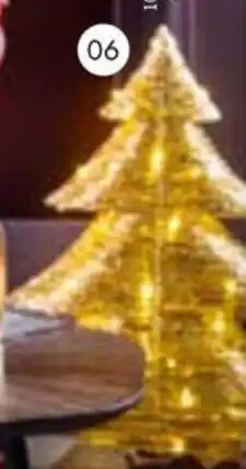 Multi bazar Kerstboom LED goud aanbieding