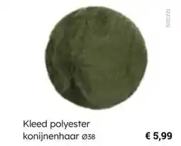 Multi bazar Kleed polyester konijnenhaar aanbieding