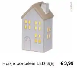 Multi bazar Huisje porcelein LED aanbieding