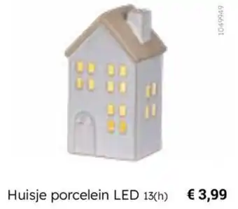 Multi bazar Huisje porcelein LED aanbieding