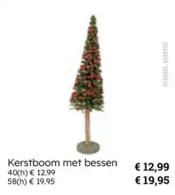 Multi bazar Kerstboom met bessen aanbieding