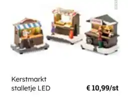 Multi bazar Kerstmarkt stalletje LED aanbieding