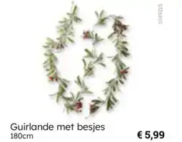 Multi bazar Guirlande met besjes aanbieding