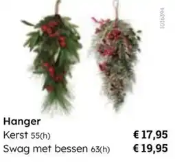 Multi bazar Hanger Kerst / Swag met bessen aanbieding