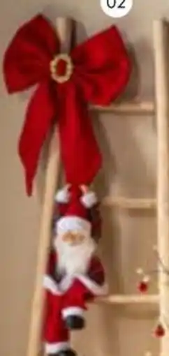 Multi bazar Kerstman strik met muziek aanbieding