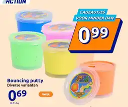 Action Bouncing putty aanbieding