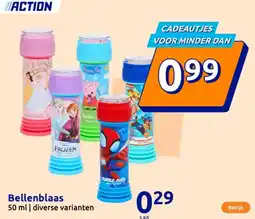 Action Bellenblaas aanbieding