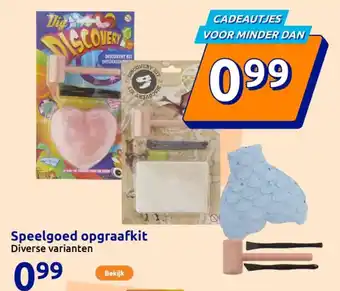 Speelgoed opgraafkit