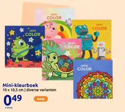Action Mini kleurboek aanbieding