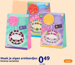 Action Maak je eigen armbandjes aanbieding