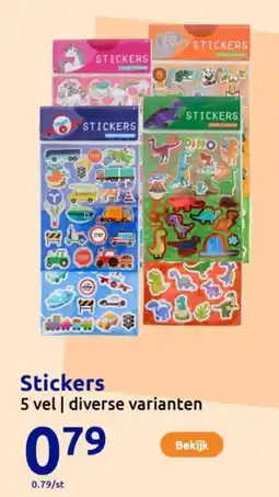 Action Stickers aanbieding