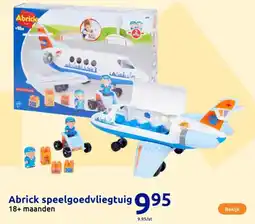 Action Abrick speelgoedvliegtuig aanbieding