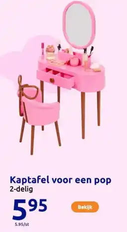 Action Kaptafel voor een pop aanbieding