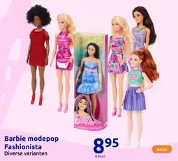Action Barbie modepop Fashionista aanbieding