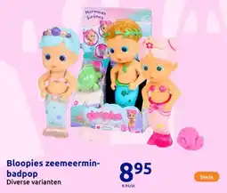 Action Bloopies zeemeermin badpop aanbieding