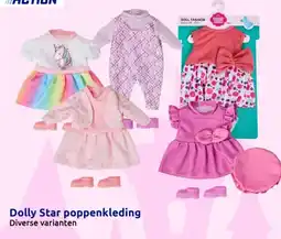 Action Dolly Star poppenkleding aanbieding