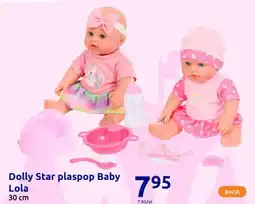 Action Dolly Star plaspop Baby Lola aanbieding