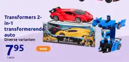 Action Transformers 2 in 1 transformerende auto aanbieding