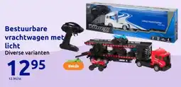 Action Bestuurbare vrachtwagen met licht aanbieding