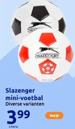 Action Slazenger mini voetbal aanbieding