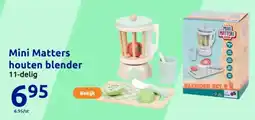 Action Mini Matters houten blender aanbieding