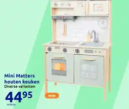 Action Mini Matters houten keuken aanbieding