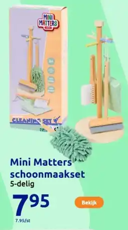 Action Mini Matters schoonmaakset aanbieding