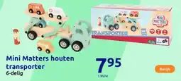 Action Mini Matters houten transporter aanbieding