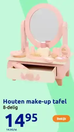Action Houten make up tafel aanbieding